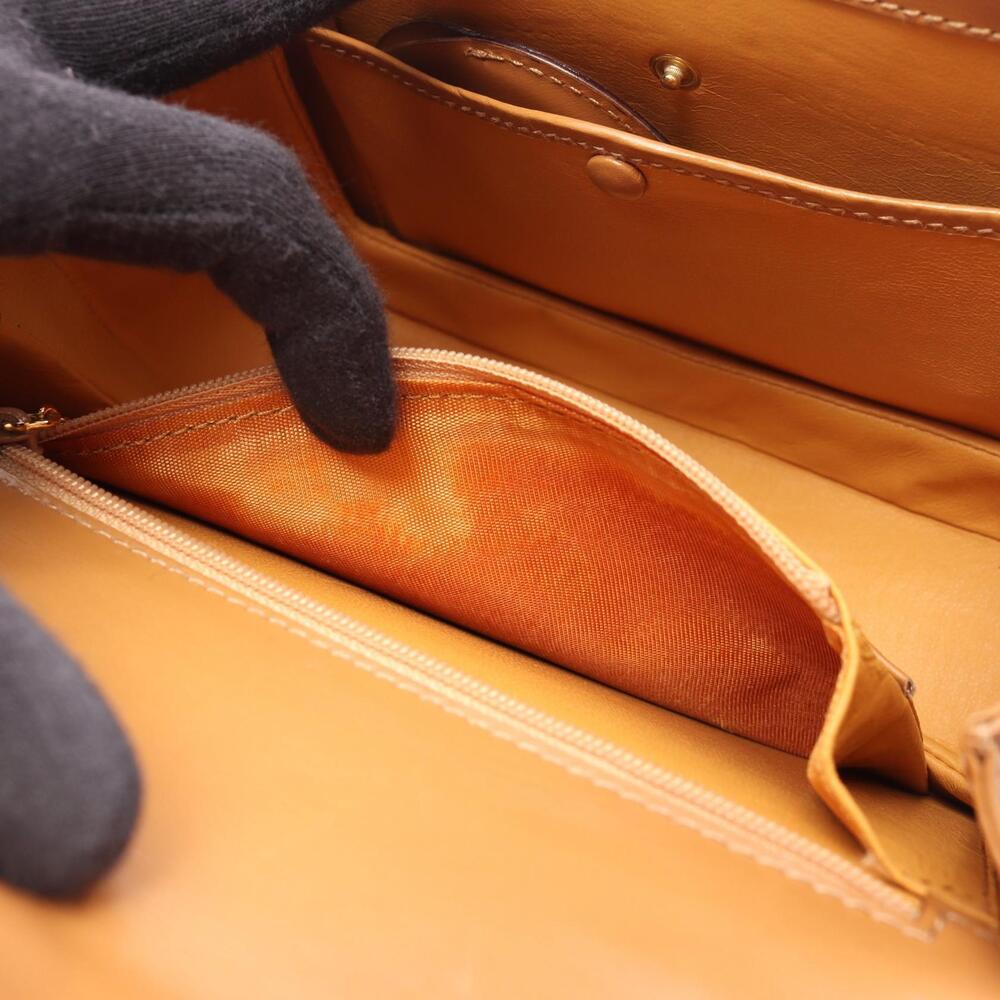Gucci Leather Handbag Bamboo Brown - Picture 6 of 10